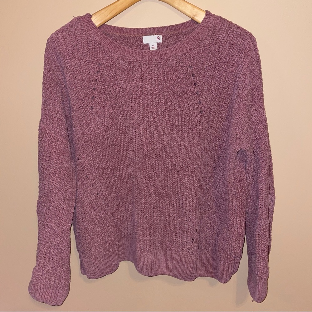 SO Knit Sweater (Pink & Burgundy Available)